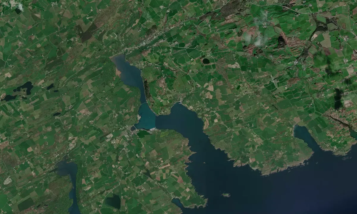 Flyfoto av Glandore Harbour