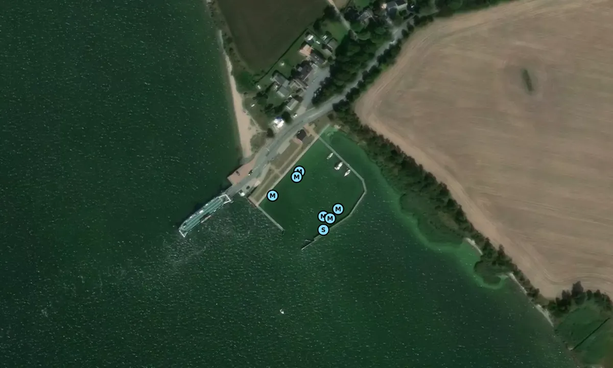 Satelite image of Glewitzer Fähre