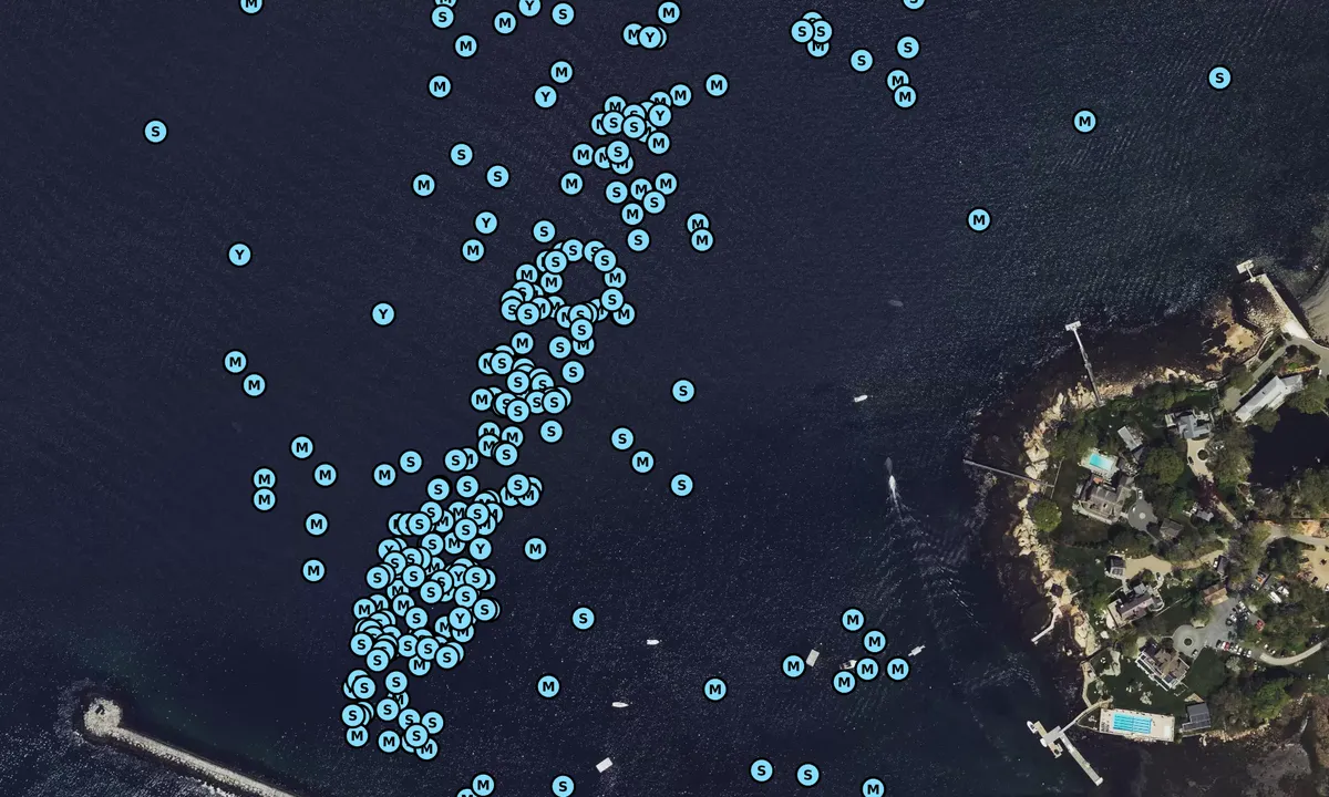 Satelite image of Gloucester Outer Harbor