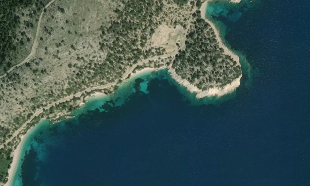 Flyfoto av Goat beach