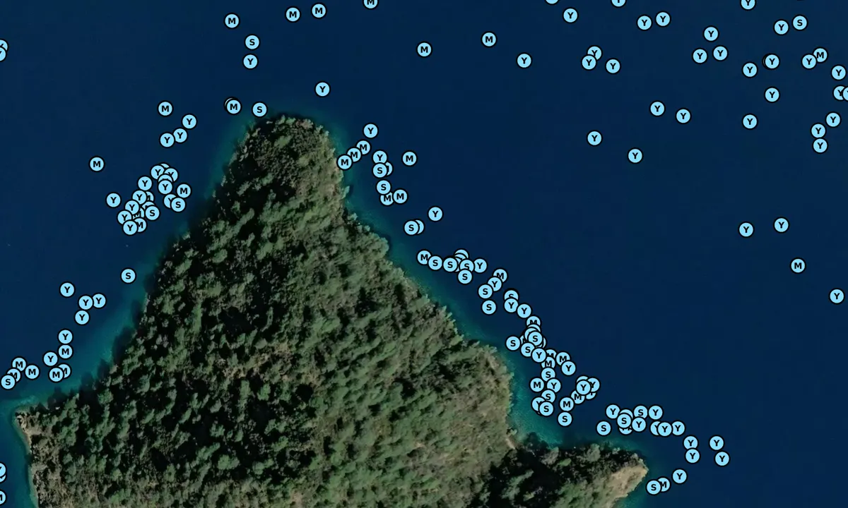 Satelite image of Gocek adasi north