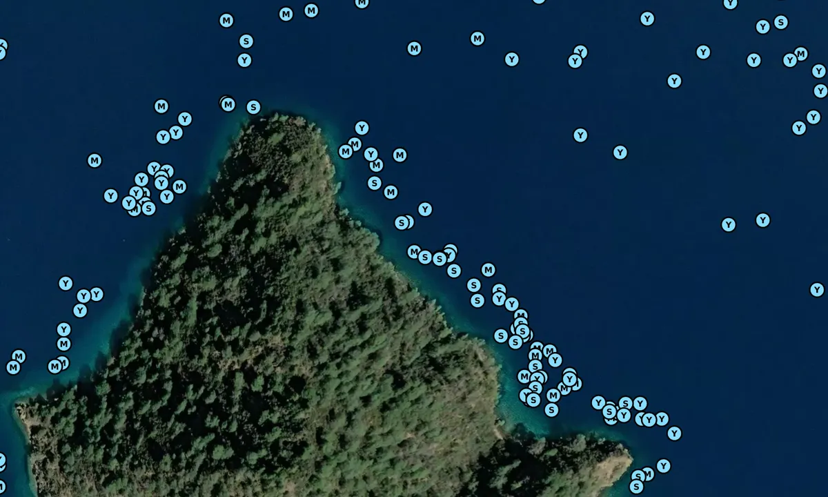 Satelite image of Gocek adasi north