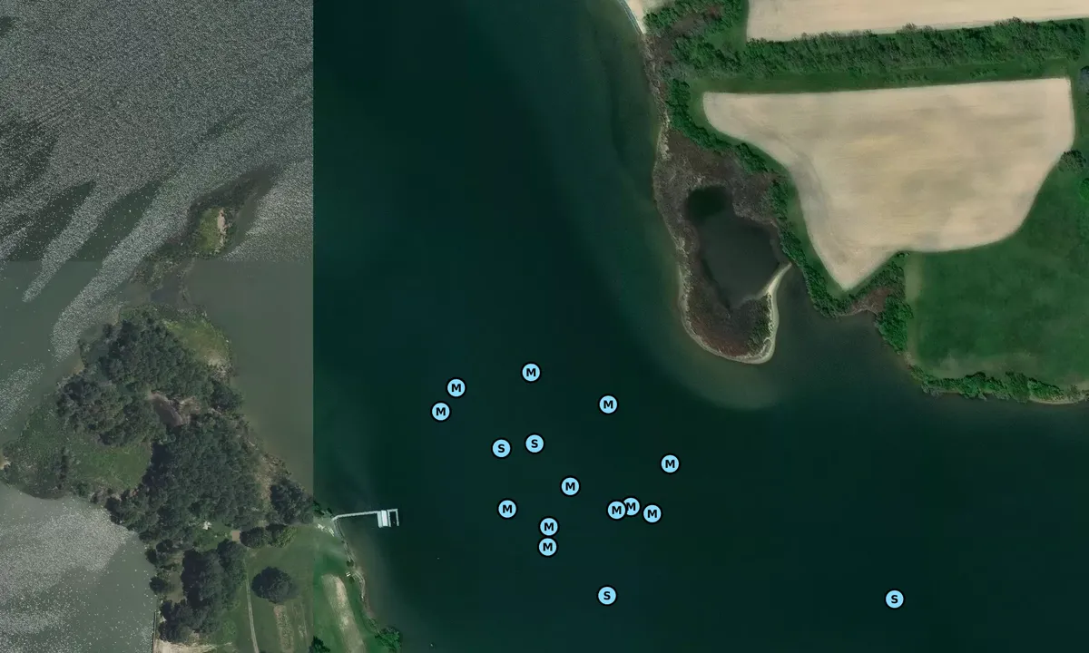 Satelite image of Goldsborough Creek