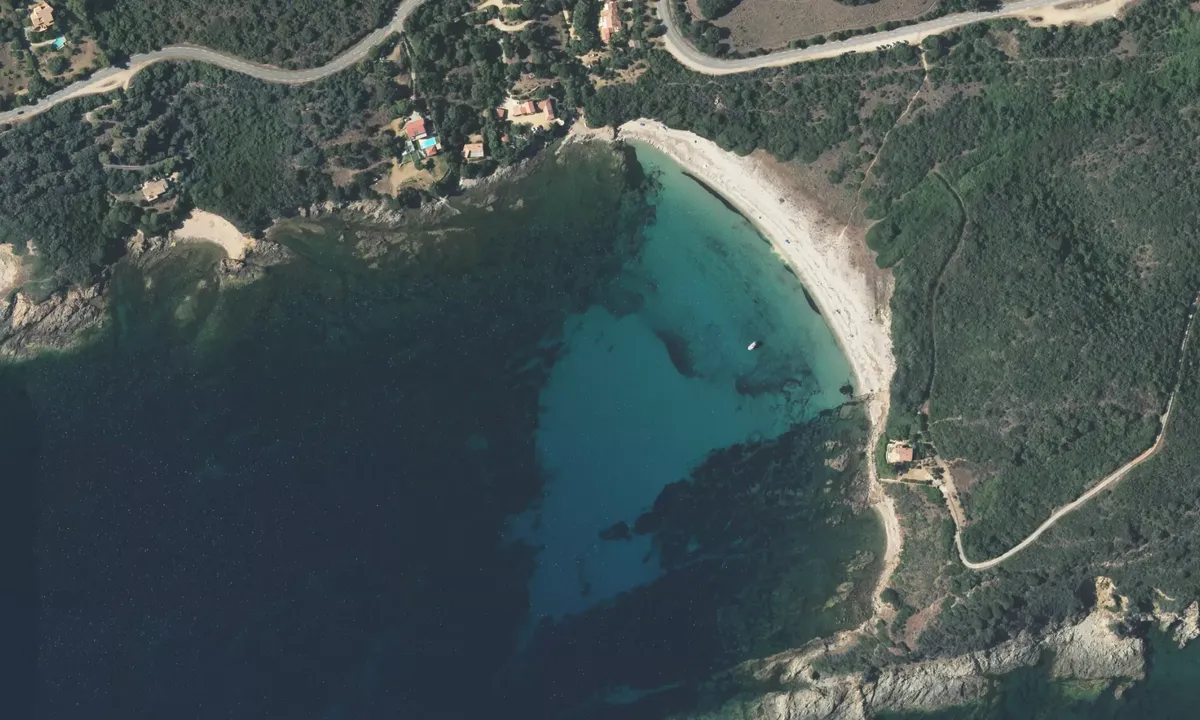 Flyfoto av Golfe de Monacchi