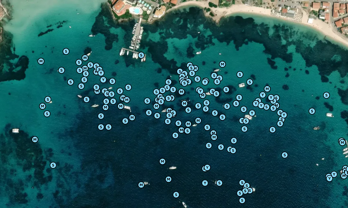 Satelite image of Golfo Aranci
