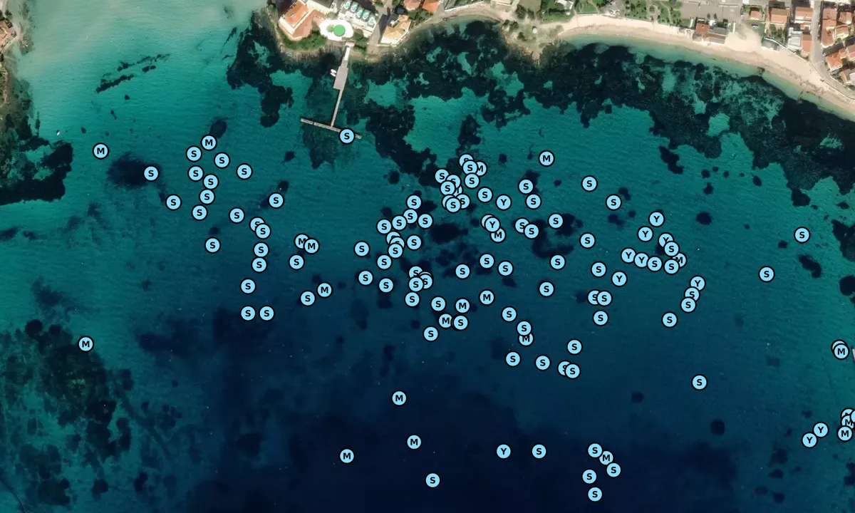 Satelite image of Golfo Aranci