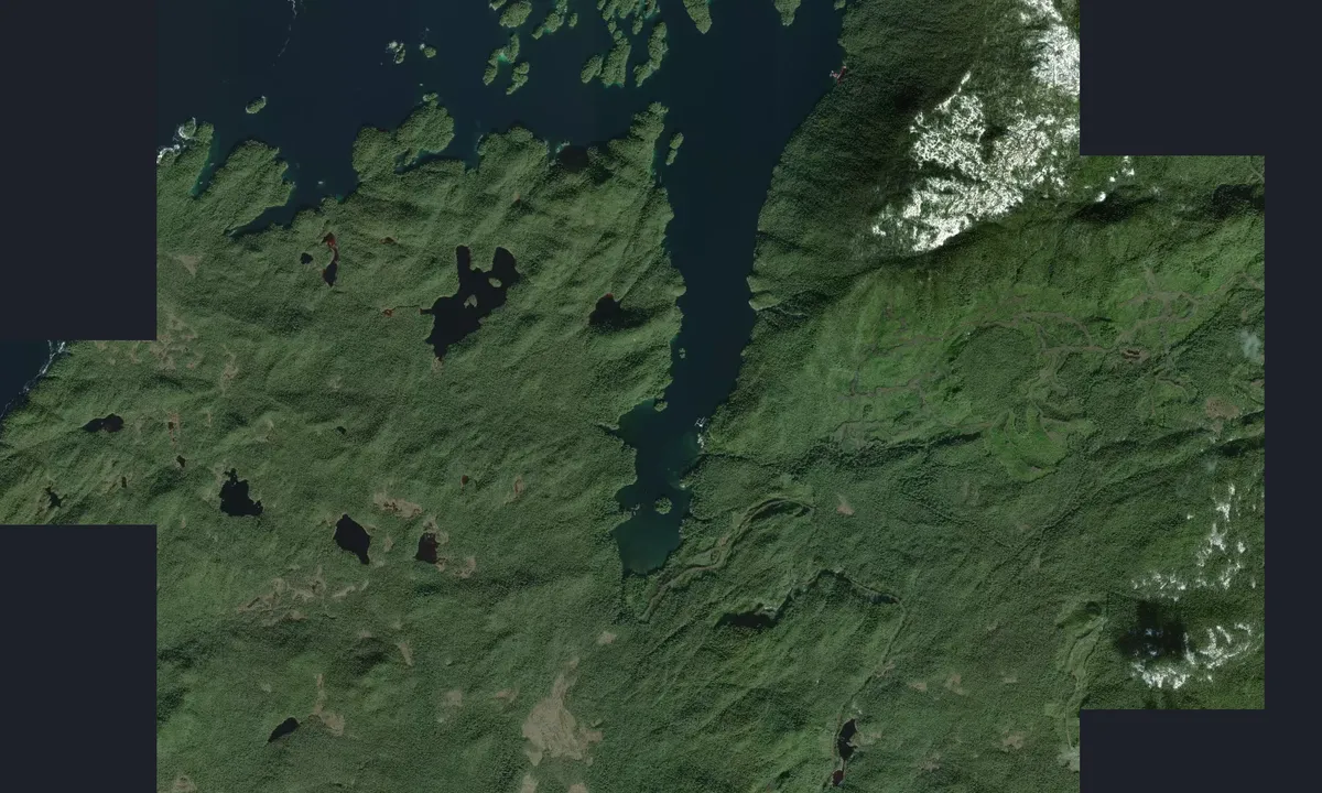 Flyfoto av Goose Bay - Central Coast