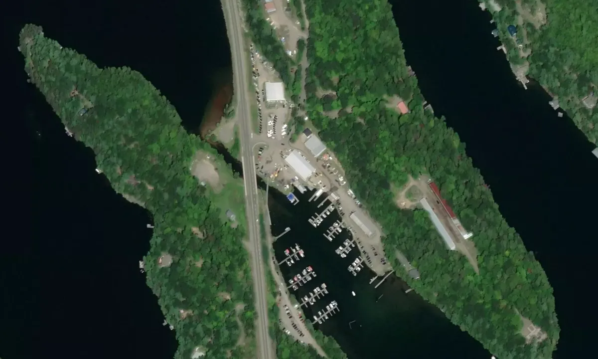 Flyfoto av Gordon Bay Marina