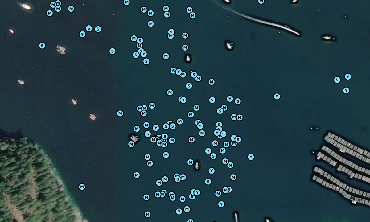 Satelite image of Gorge Harbour