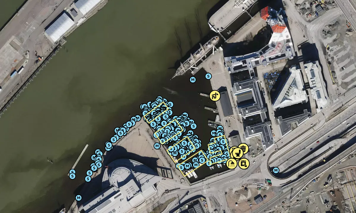 Satelite image of Göteborg - Lilla Bommen