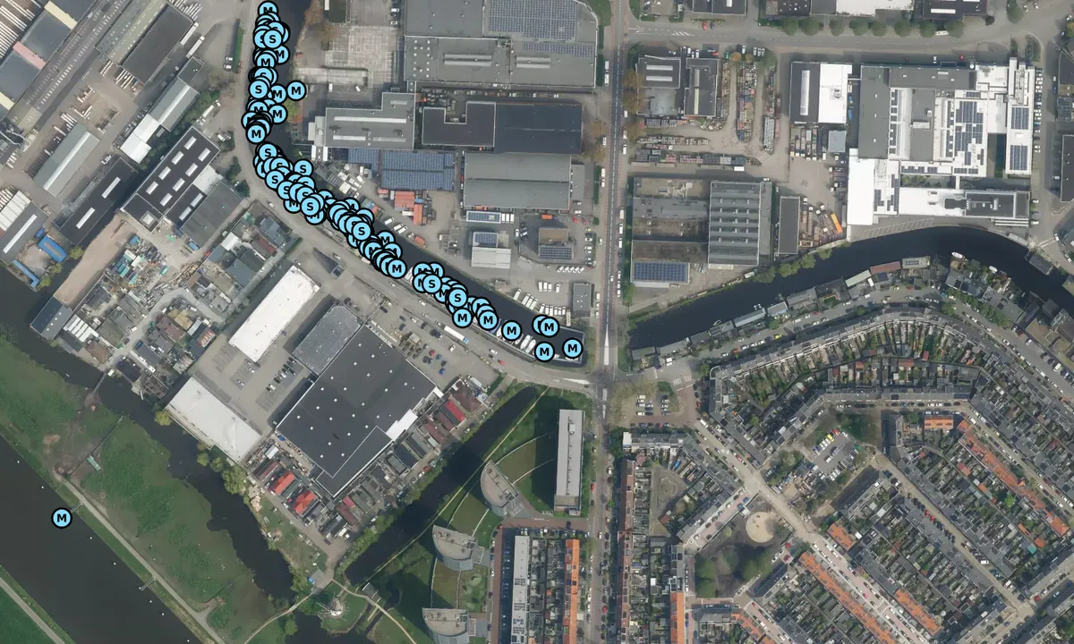 Satelite image of Goudkade Marina
