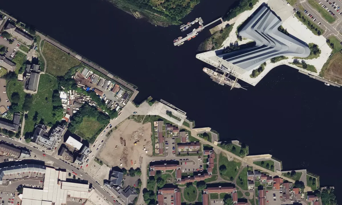 Satelite image of Govan Pontoon
