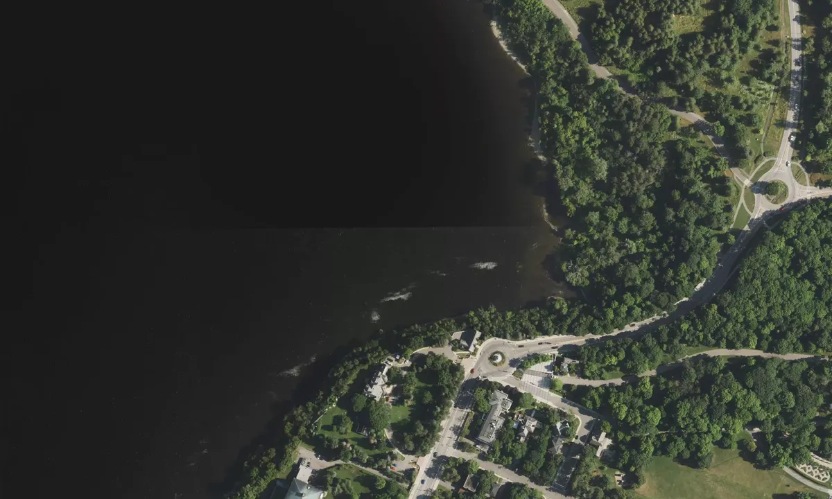 Satelite image of Governor's Bay