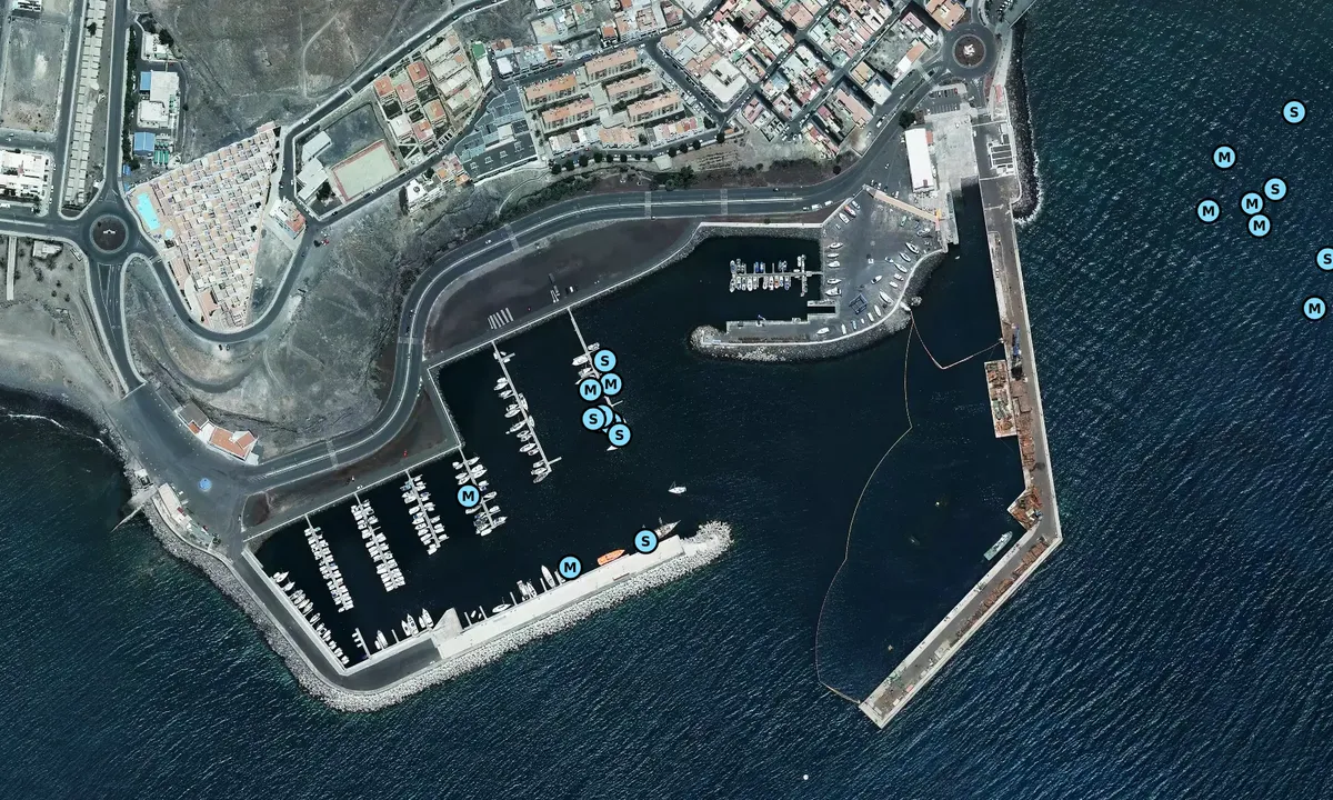 Satelite image of Gran Tarajal Marina
