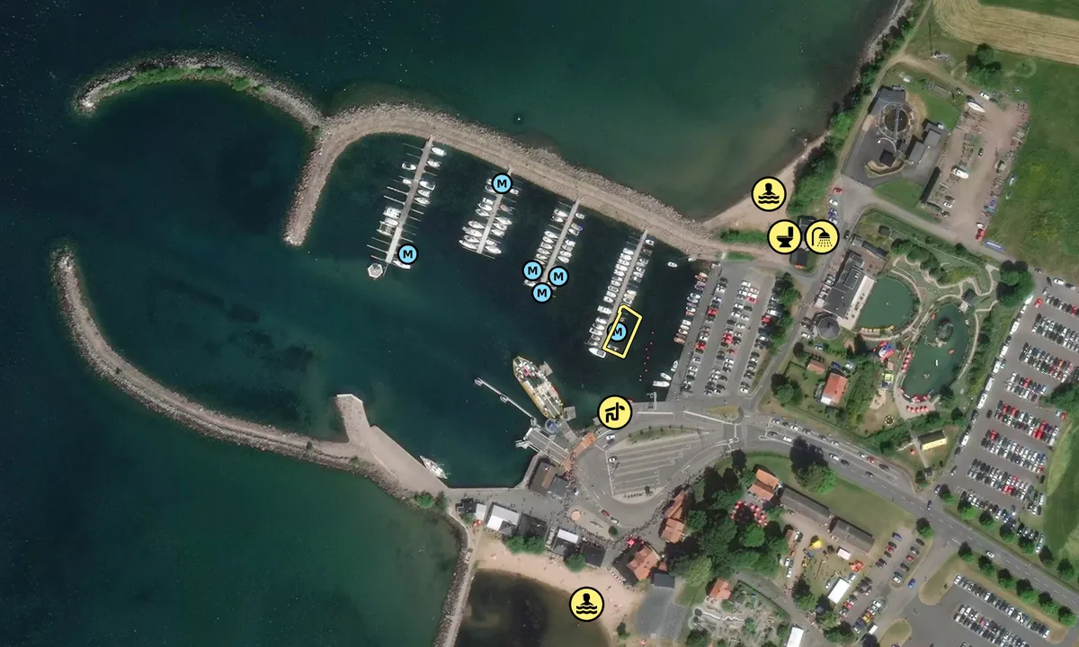 Satelite image of Gränna