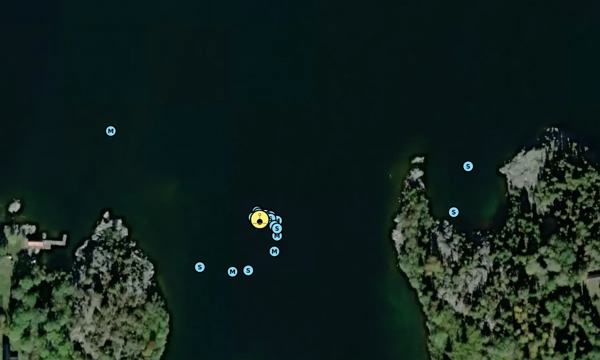 Satelite image of Grännäsviken - Tjockö - SXK Stockholm bouy
