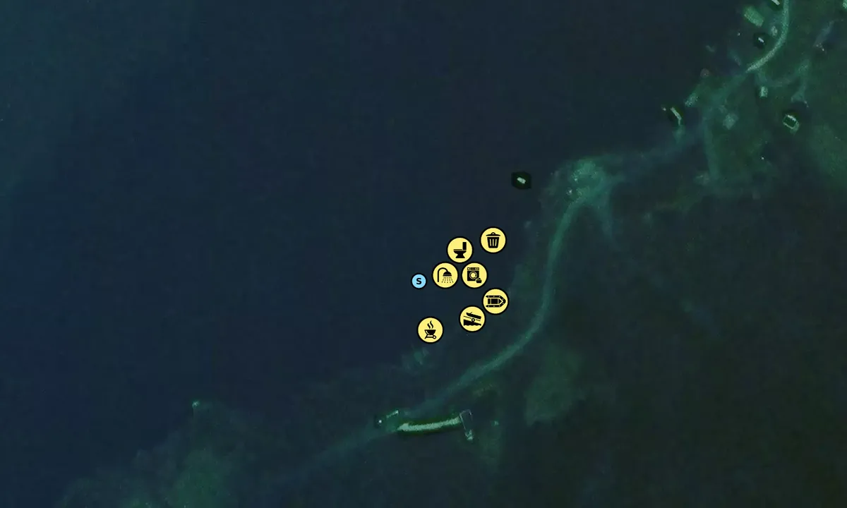 Satelite image of Granvin gjestehamn, Granvin båtlag 