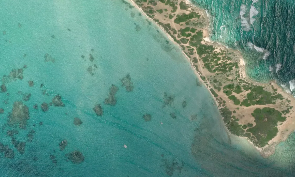 Flyfoto av Gravenors Bay