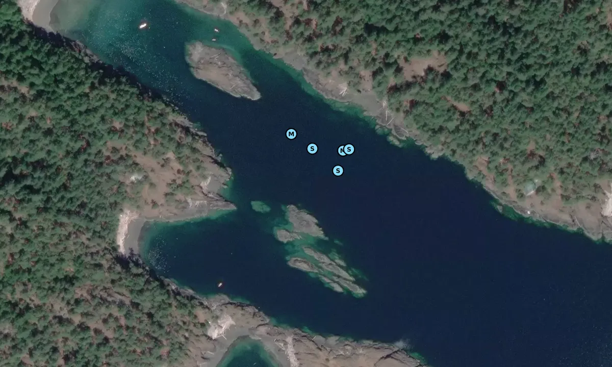 Satelite image of Graveyard Bay 1