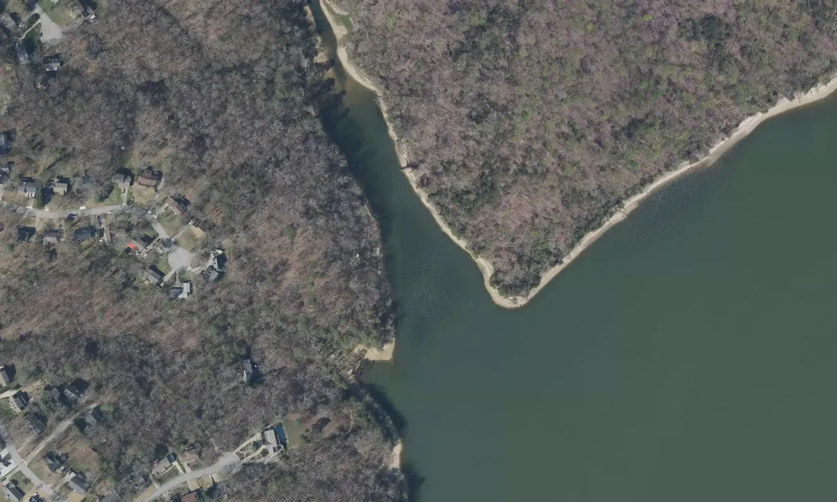 Satelite image of Gray's Bluff