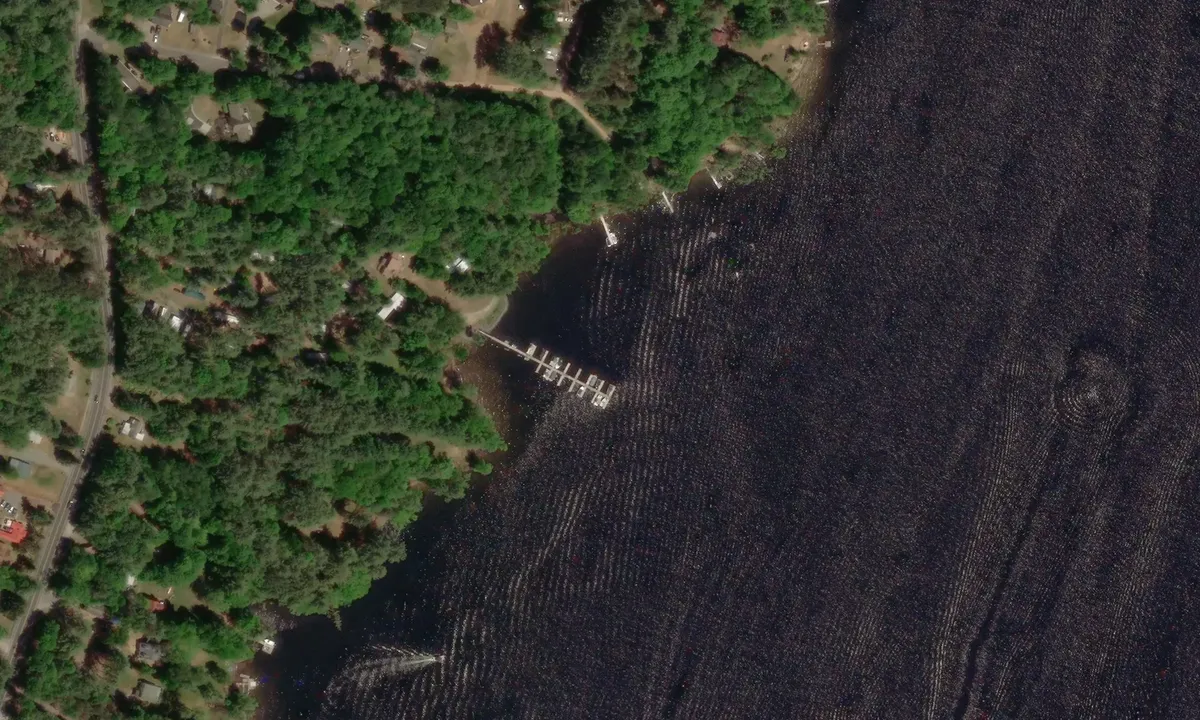 Satelite image of Great Sacandaga Lake, New York 1