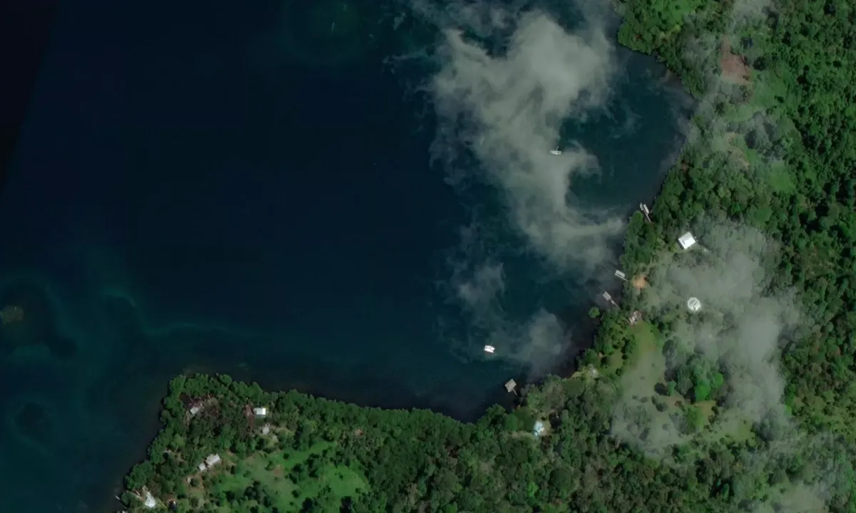 Satelite image of Green Acres Organic Chocolate Farm