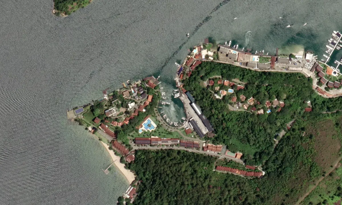 Satelite image of Green Coast