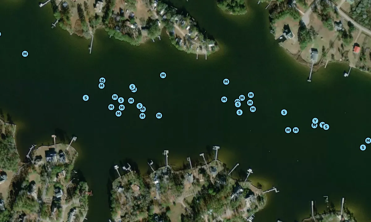 Satelite image of Greens Creek