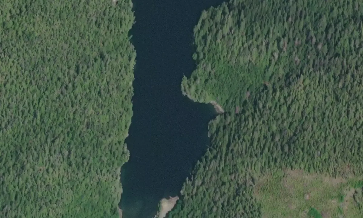 Satelite image of Greenway Sound End