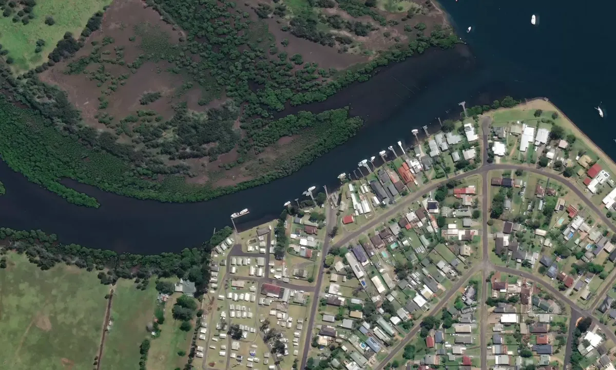 Satelite image of Greenwell Point Slipway