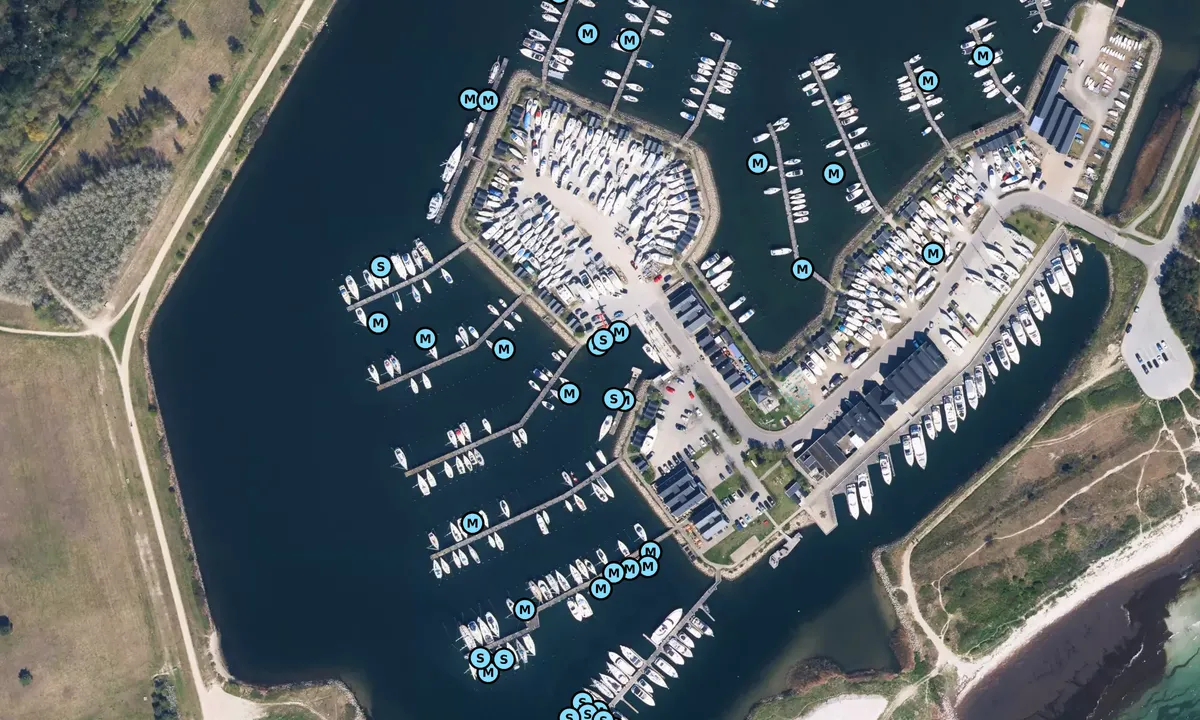 Satelite image of Greve Marina - Hejren