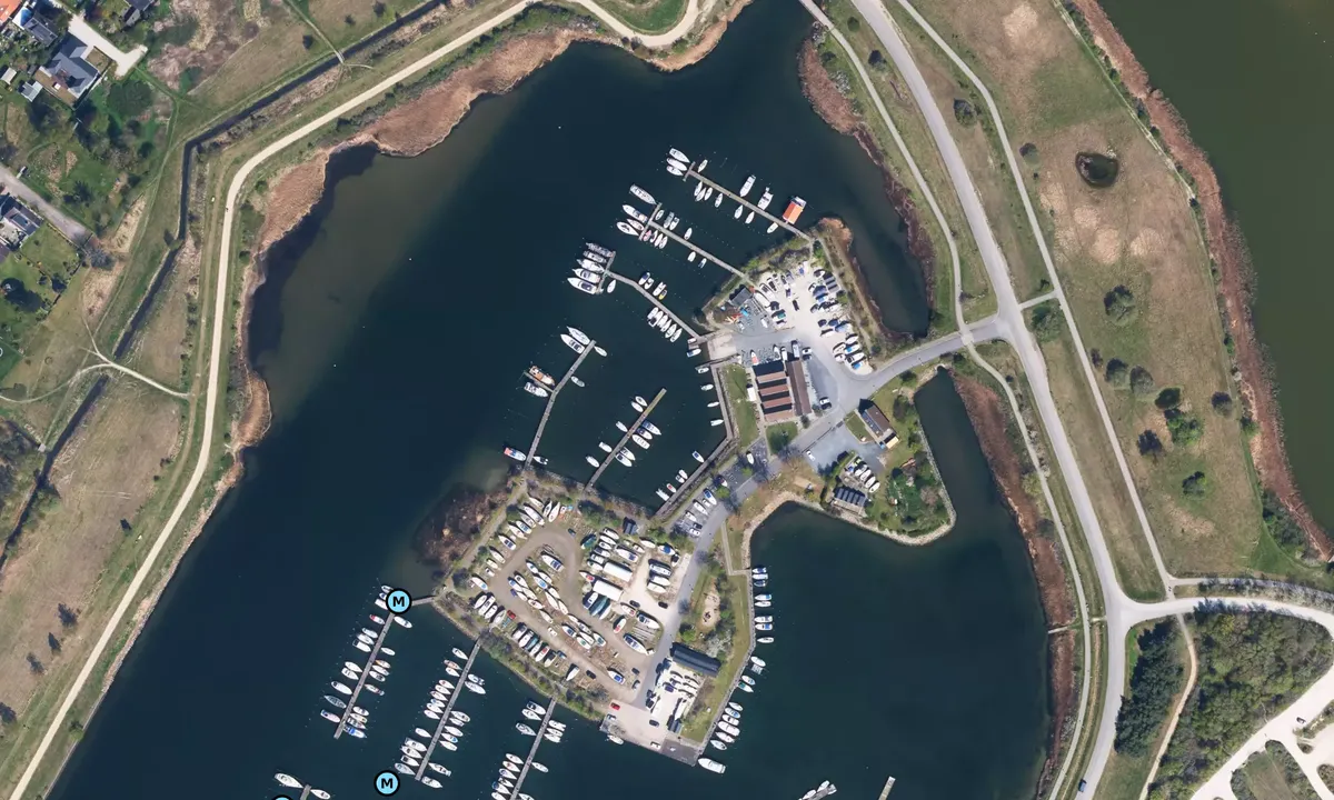Satelite image of Greve Marina - Mågen