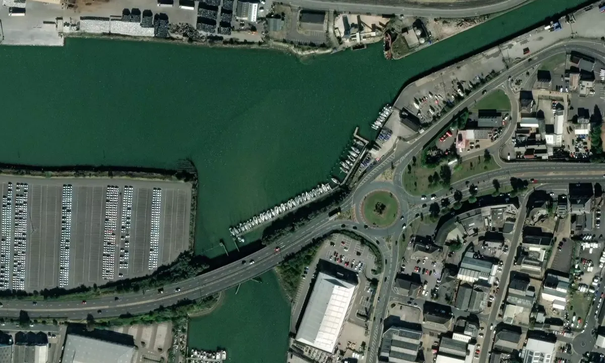 Satelite image of Grimsby and Cleethorpes Yacht Club