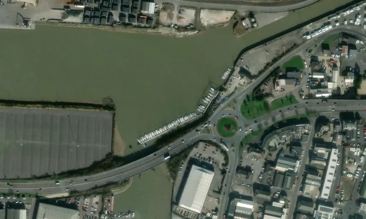 Satelite image of Grimsby and Cleethorpes Yacht Club