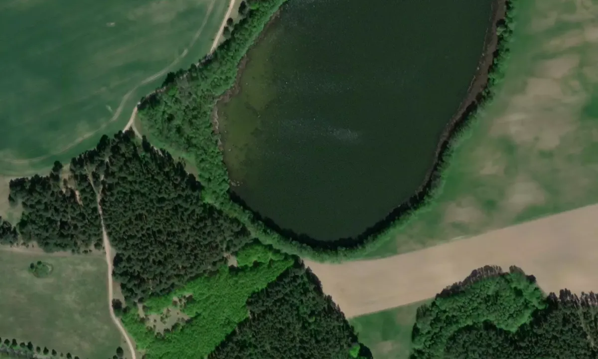 Flyfoto av Großer Peetschsee