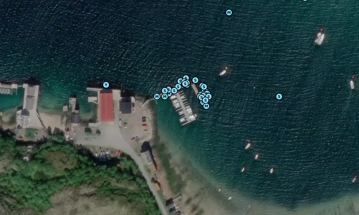 Grøtøyleia Gjestehavn Nordskot: Satelite image of Grøtøy