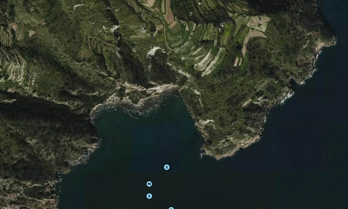 Satelite image of Grotta Verde