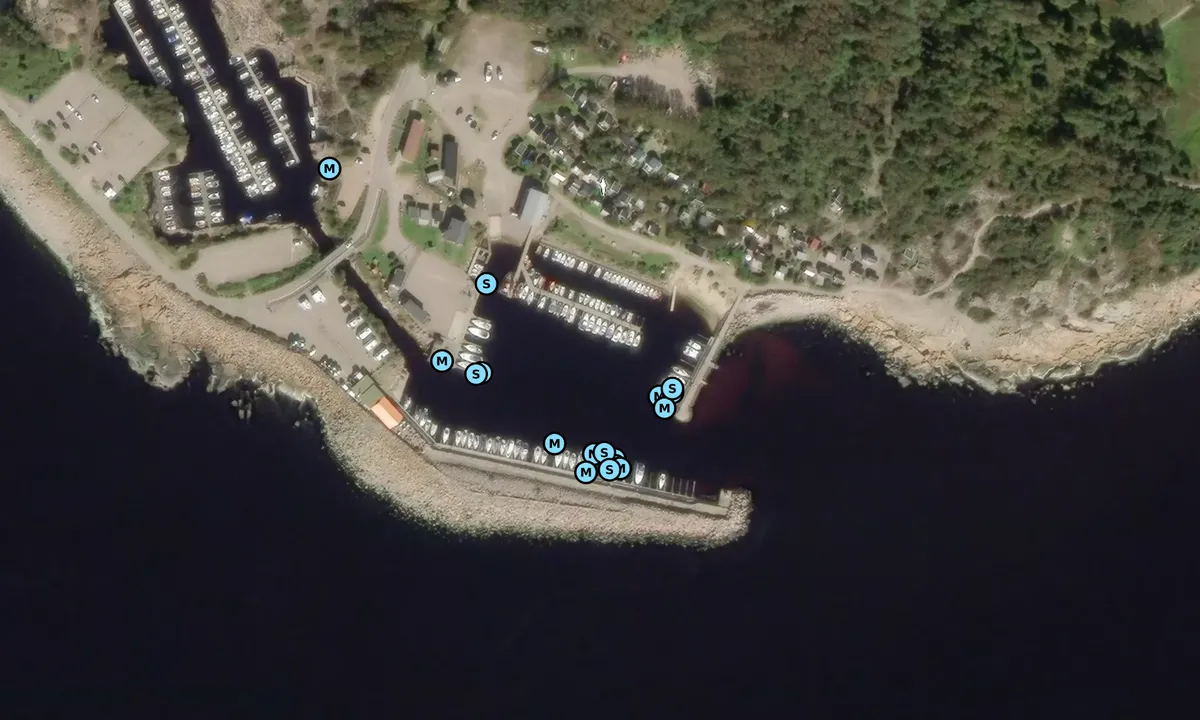 Satelite image of Grötvik - Halmstad