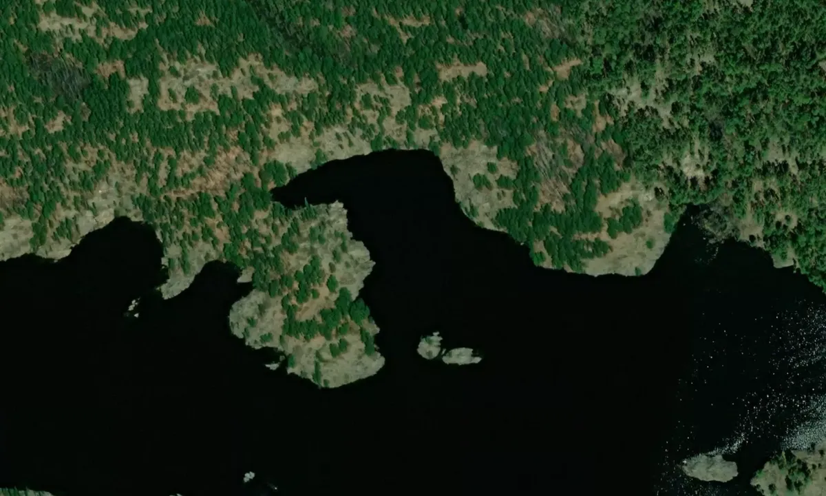 Satelite image of Grumpy Bay