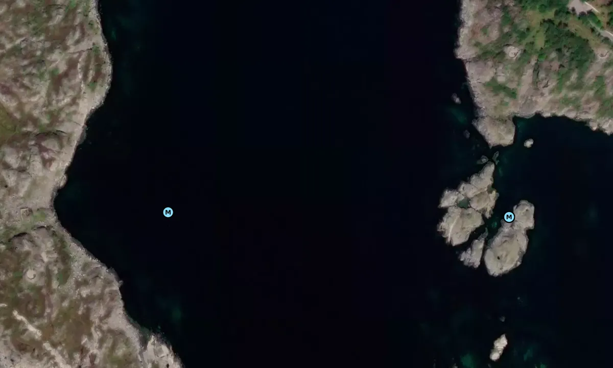 Satelite image of Grunnevågkilen - Flekkerøya