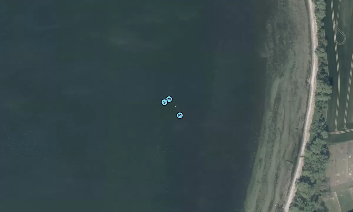 Satelite image of Guldborgsund Vilhelmsdal bouy