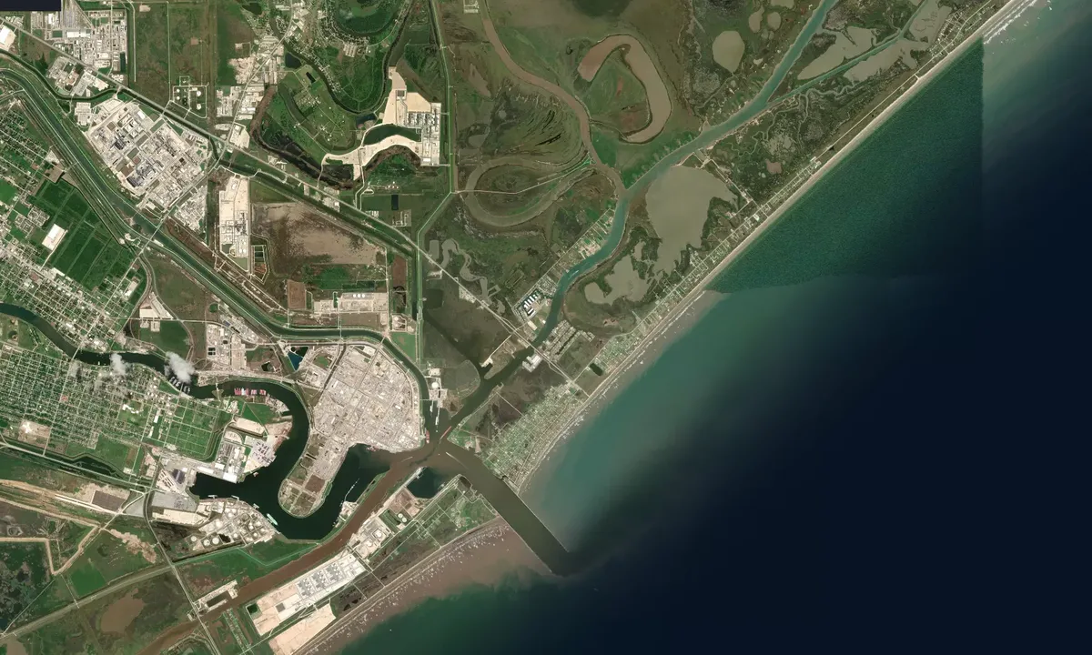 Flyfoto av Gulf Coast Marina - Surfside Beach