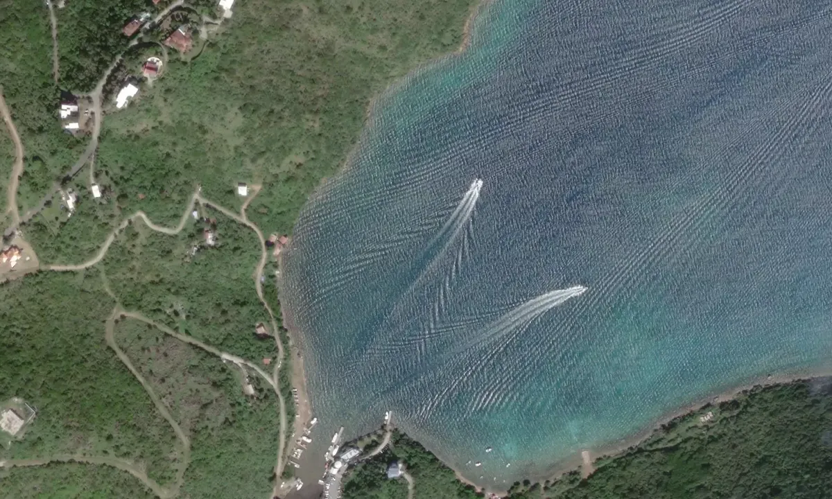 Satelite image of Gun Creek