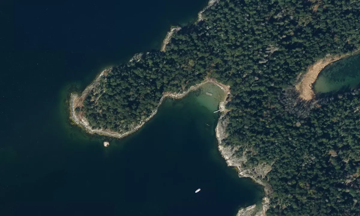 Satelite image of Gunnarsholmen - Dalarö