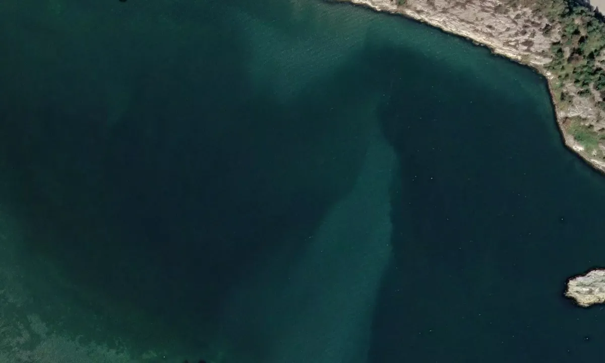 Flyfoto av Gunneby kile - Tjörn