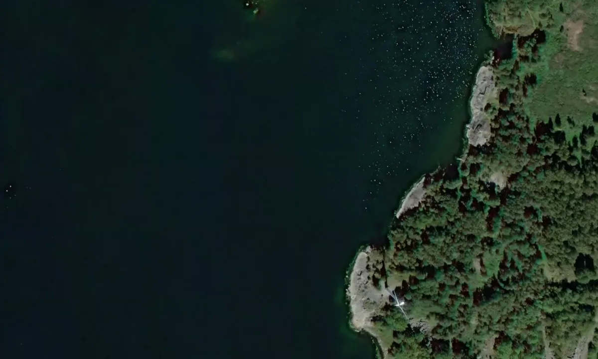 Flyfoto av Gunnön
