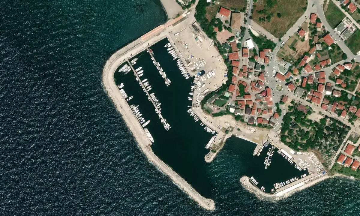 Satelite image of Guzelce Marina
