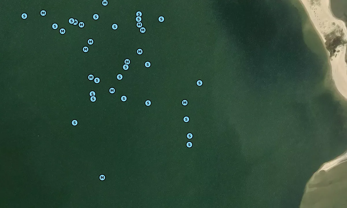 Satelite image of Gwynn Beach
