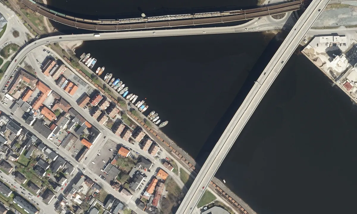 Flyfoto av Gyldenløve Brygge