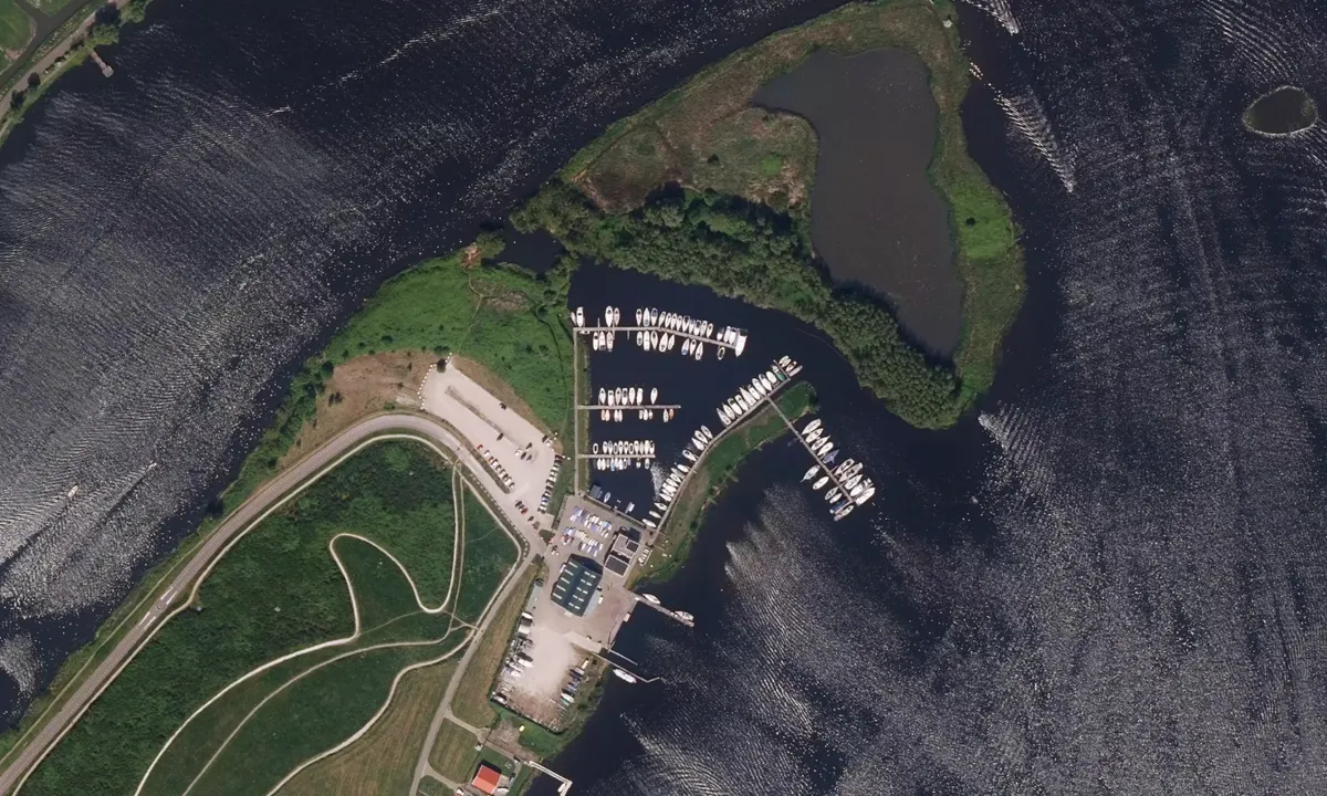 Flyfoto av Haarlemsche Jachtclub